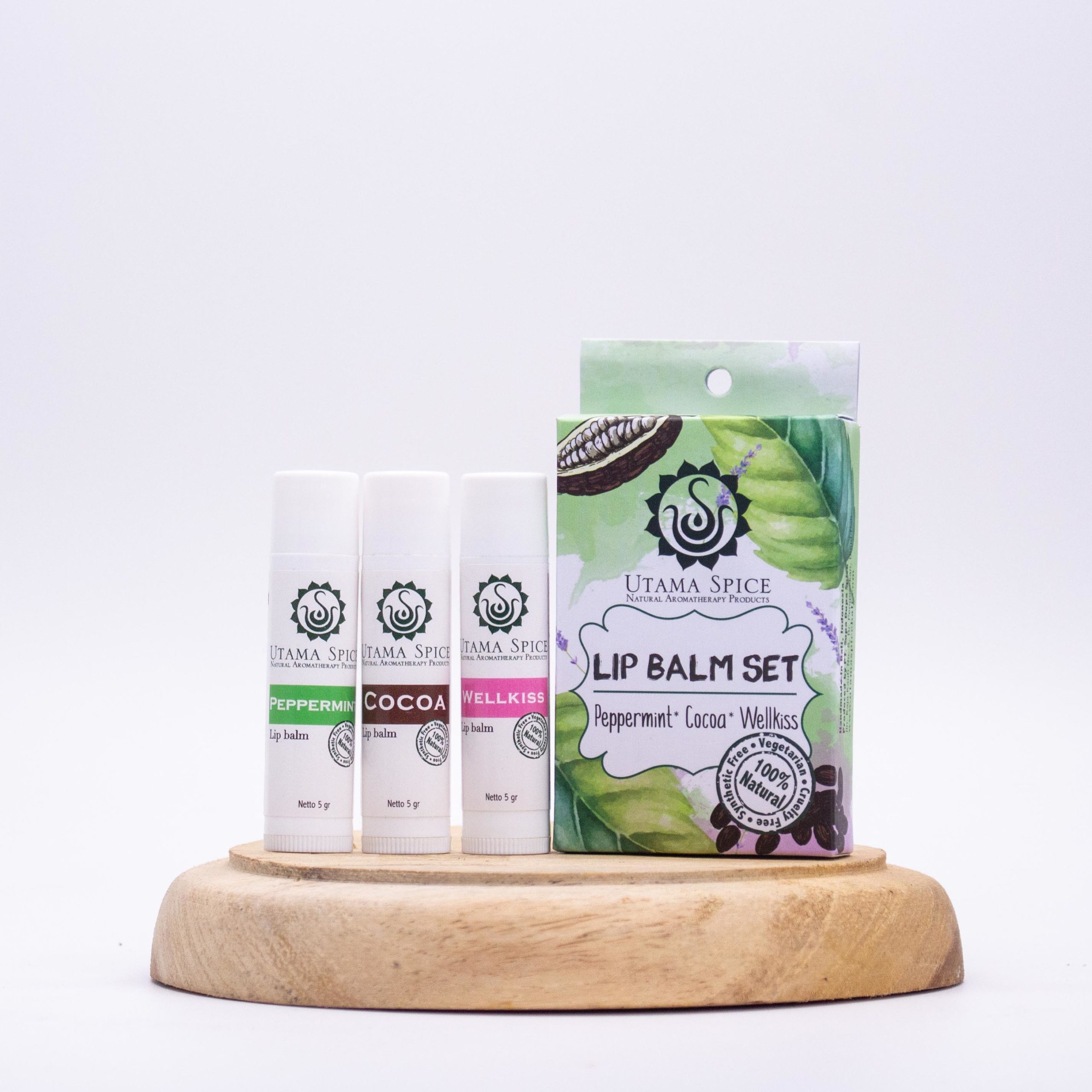 Utama Spice lūpų balzamų rinkinys